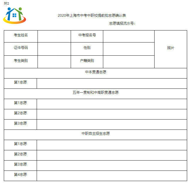 2020年上海市杨浦职业技术学校提前批招生工作实施意见