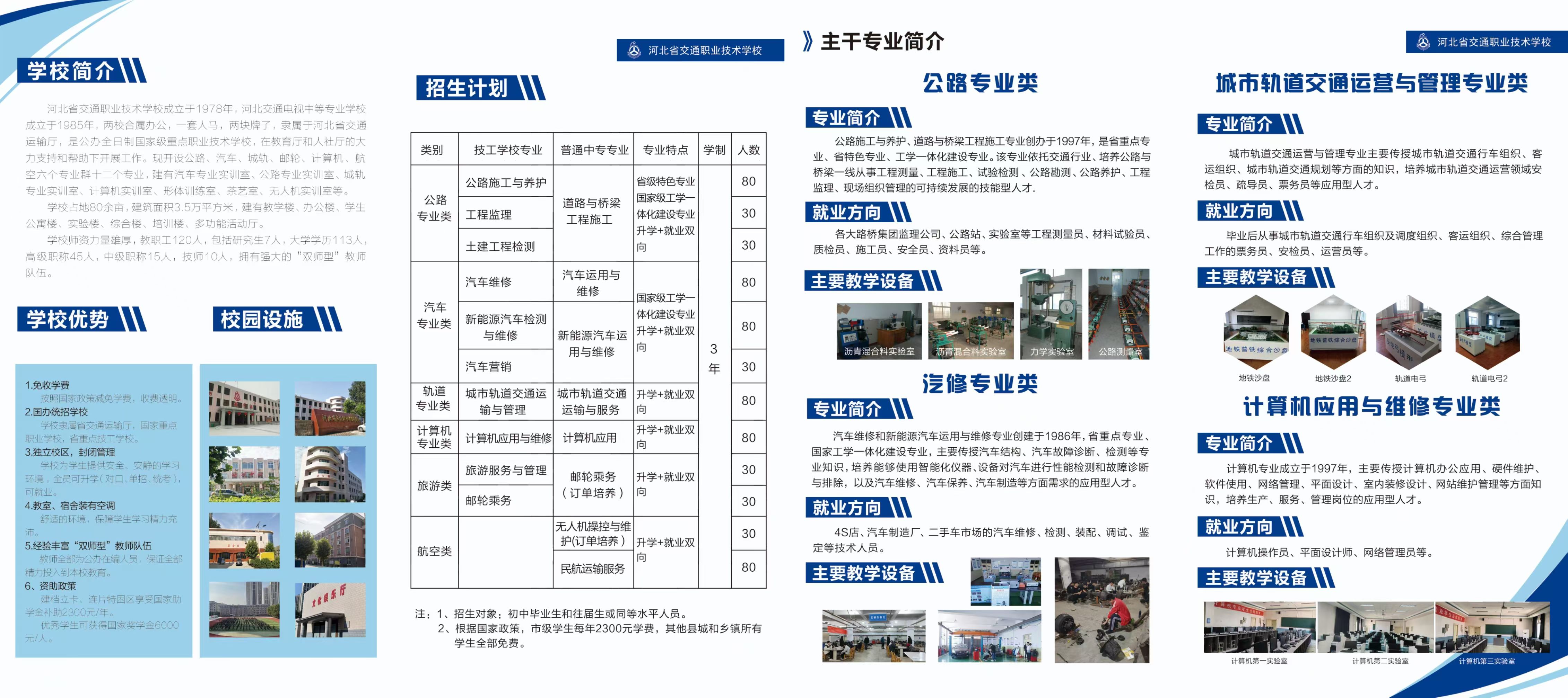 河北省交通职业技术学校2026年招生简章